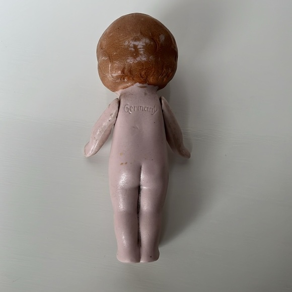 Vintage German Bisque Doll Glass Eye Articulate Arms - Picture 3 of 10